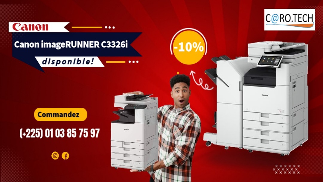 Les meilleures imprimantes Canon disponible chez carotechci.com